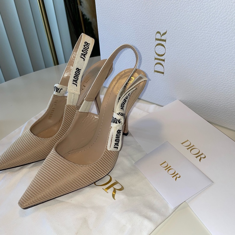 Dior Shoes Heels J'ADIOR SLINGBACK  NUDE PUMP 7,5 , 37,5